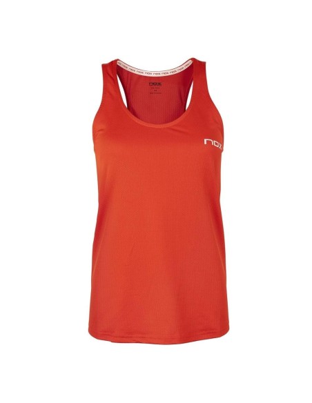 Camiseta Tirantes Nox Team Rojo Blanco Mujer | Ofertas de pádel